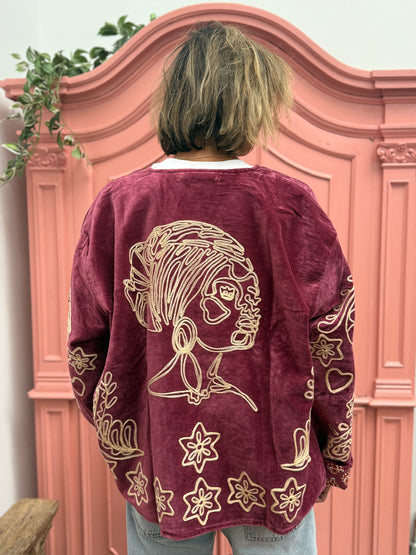 TOUT - African beauty Jacket Velvet
