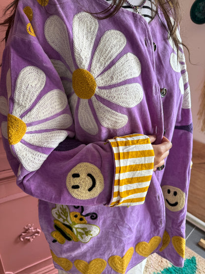 TOUT - Daisy Jacket Velvet Lila