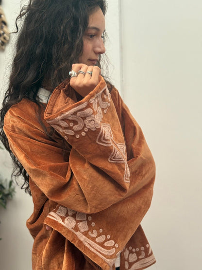 TOUT - Yasmine Jacket Velvet Brown