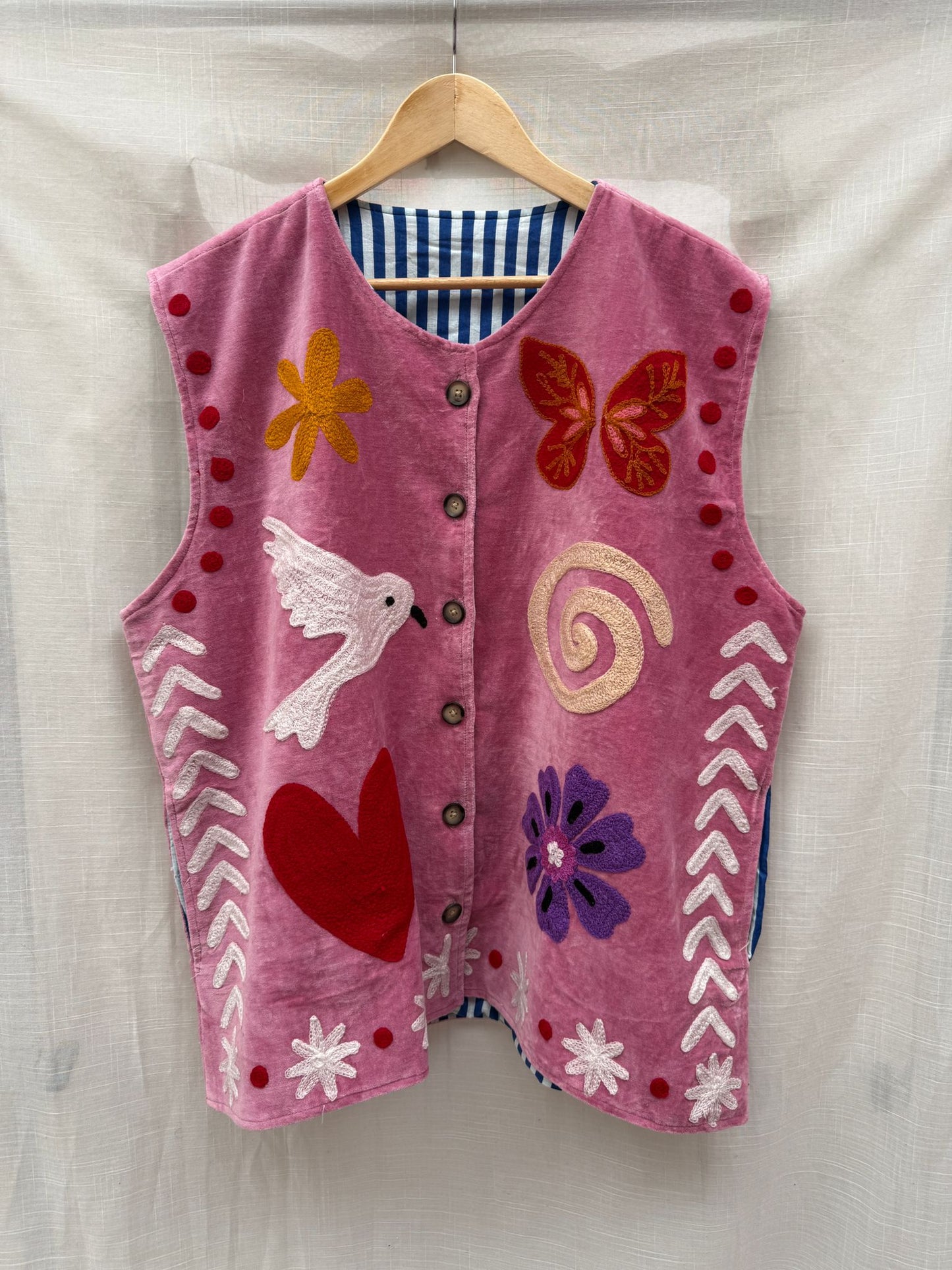 TOUT - Tamar Vest Velvet Pink