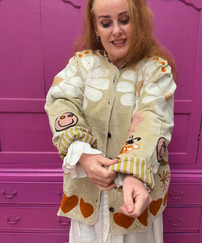 TOUT - Daisy Jacket Velvet Butter Yellow