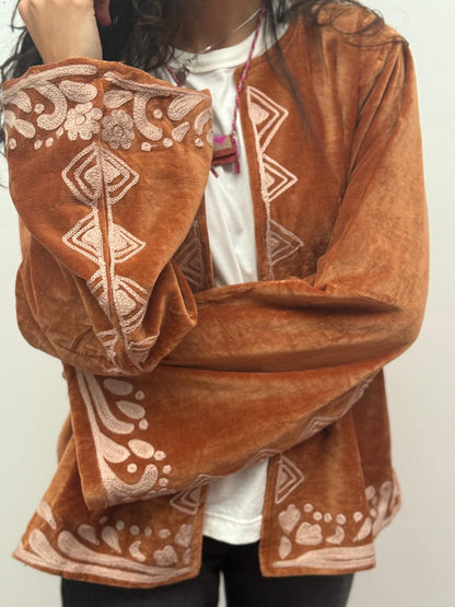 TOUT - Yasmine Jacket Velvet Brown