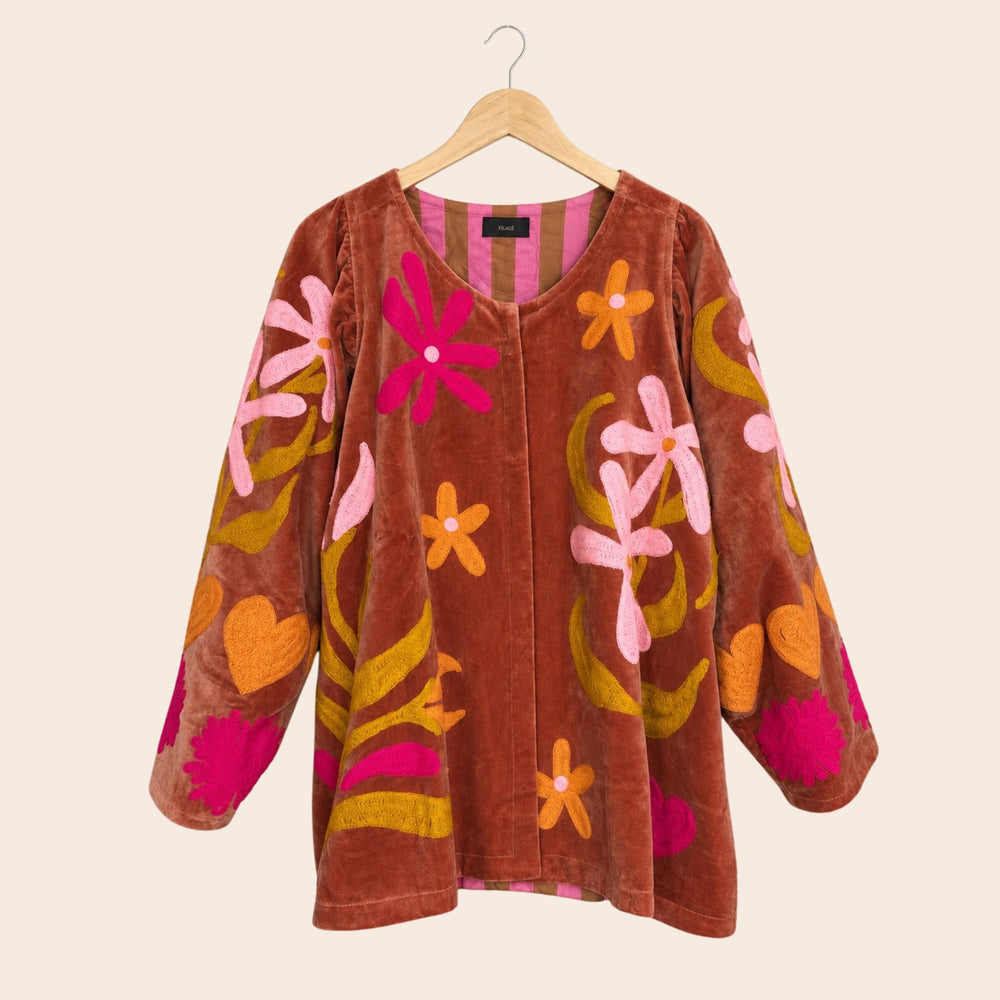 TOUT - Soof A-lijn Velvet jacket