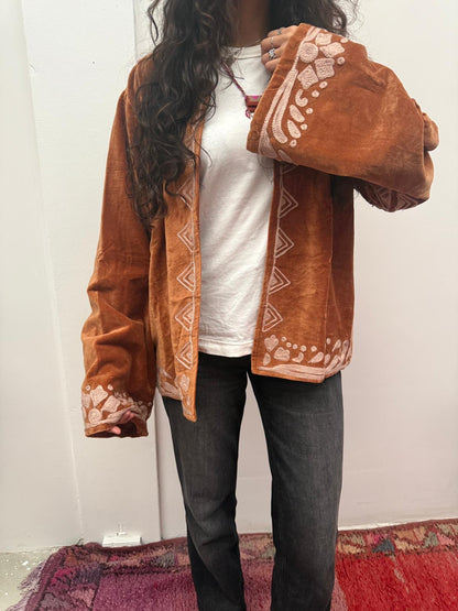 TOUT - Yasmine Jacket Velvet Brown
