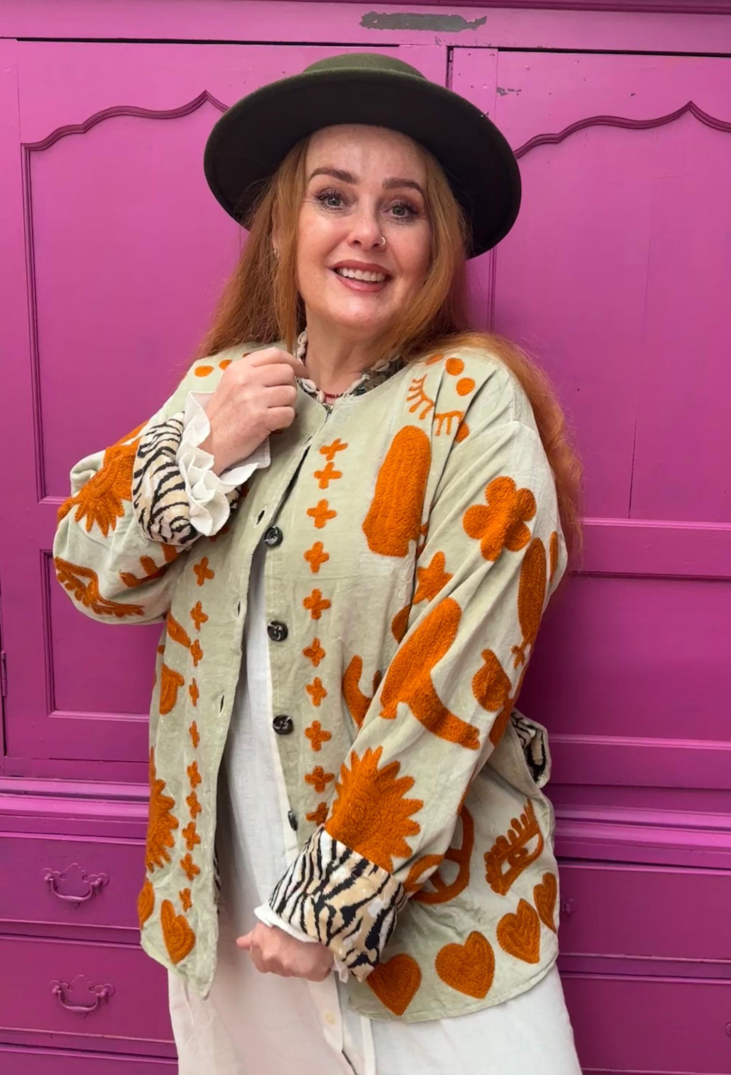 Velvet Jacket DREAM Pistache