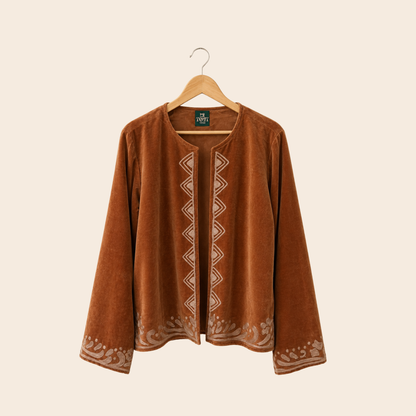 TOUT - Yasmine Jacket Velvet Brown