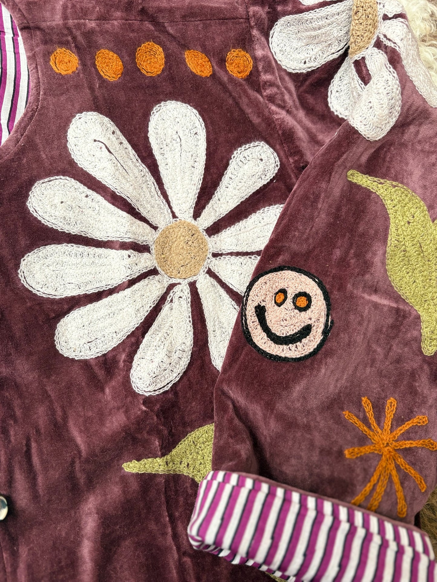 TOUT - Daisy Jacket Velvet Aubergine