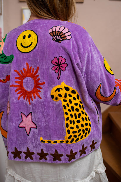 TOUT - Ella Jacket Velvet Purple
