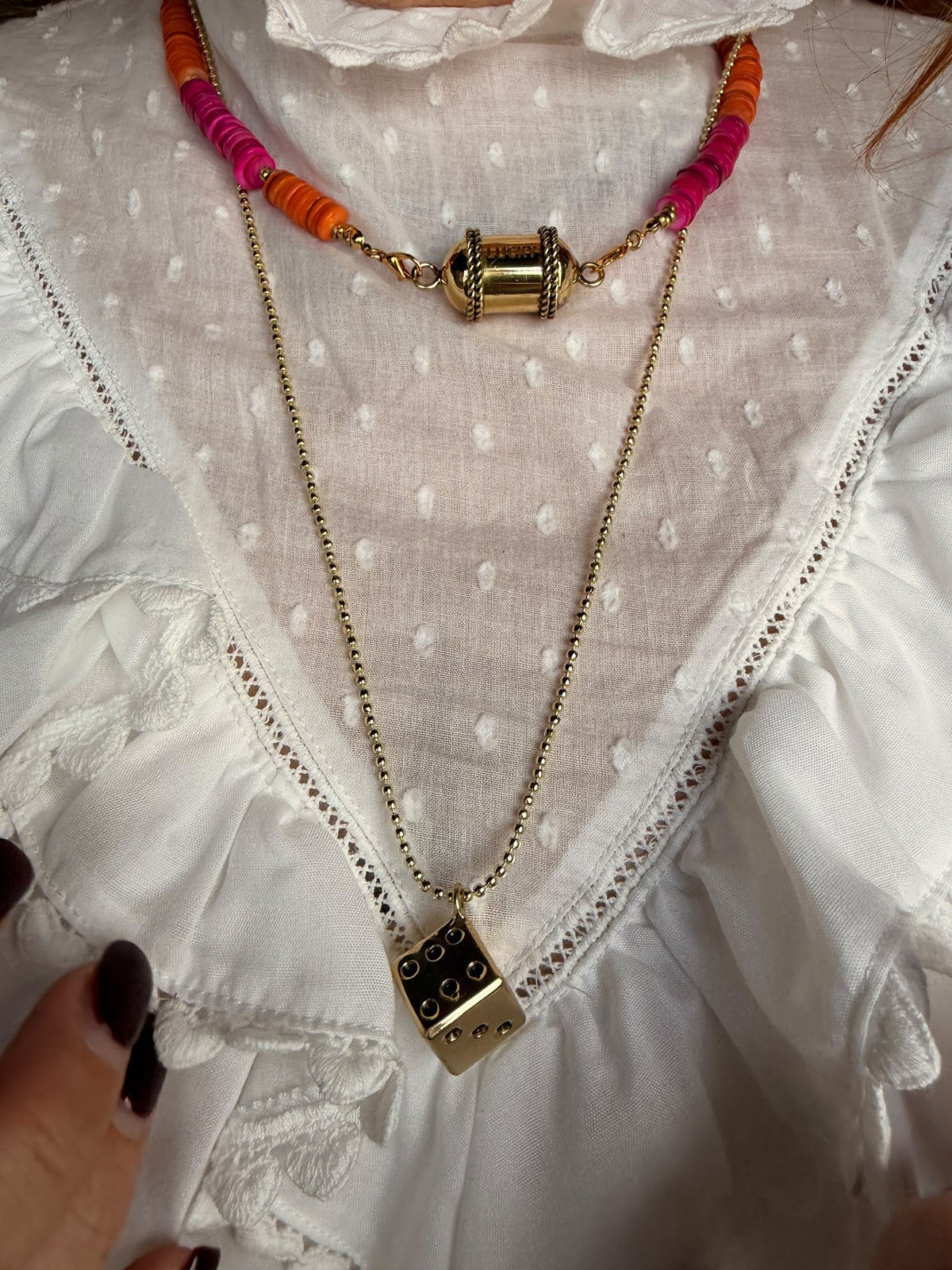 TOUT - Ketting Dobbelsteen