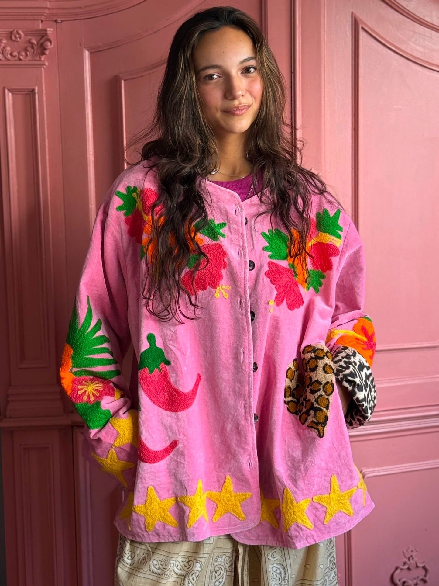 TOUT - Pink Peper Leopard Jacket