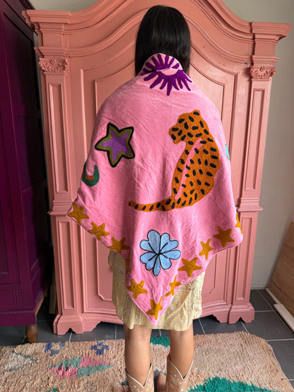 TOUT - Jojo Velvet sjaal Pink