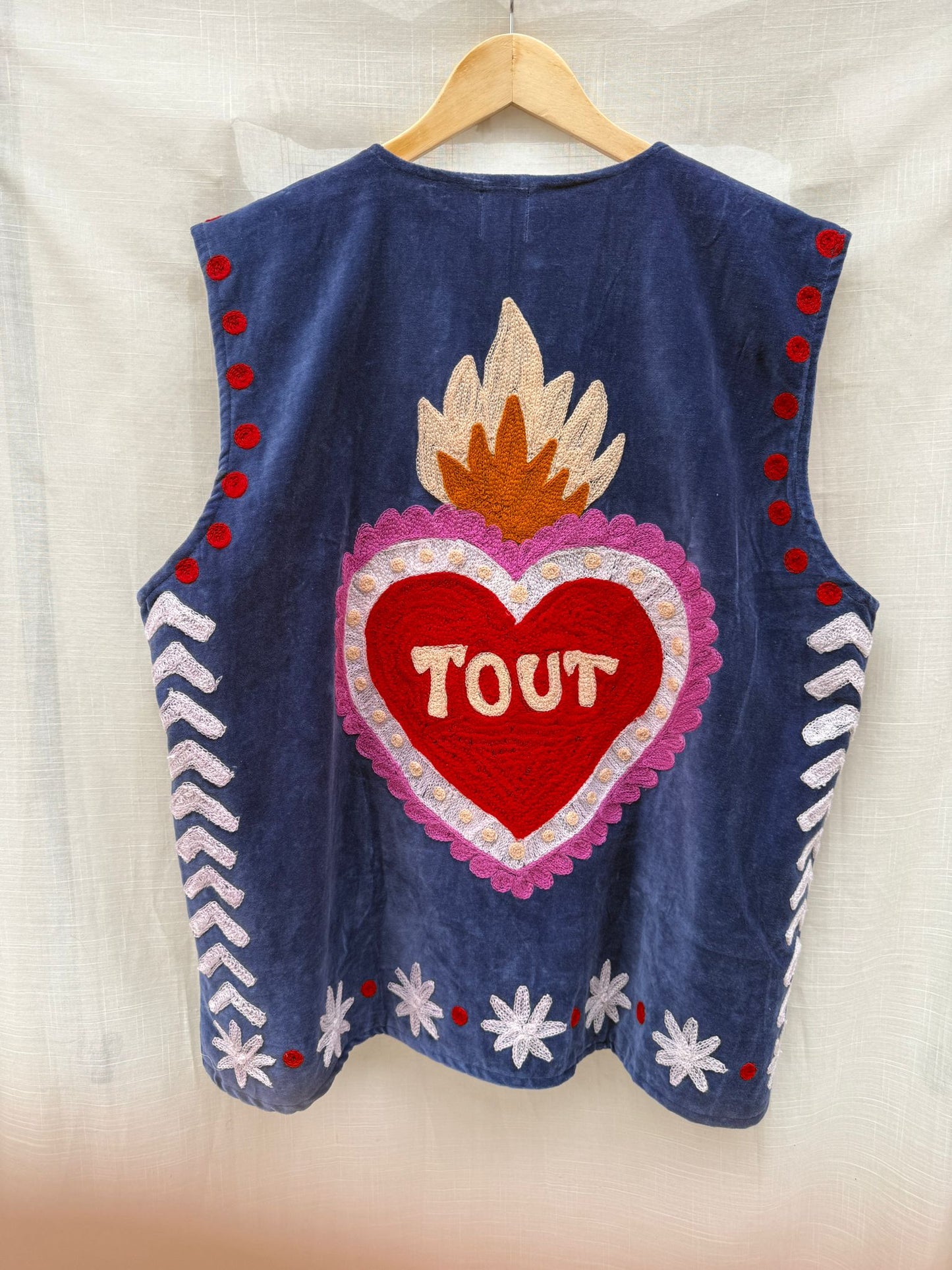 TOUT - Tamar Vest Velvet Blue