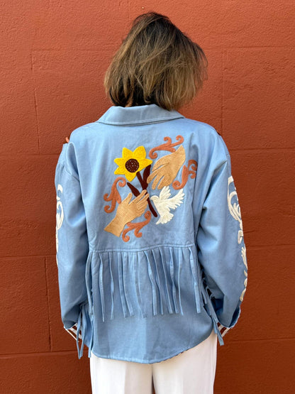 TOUT - Dolly Jacket Jeans Blue