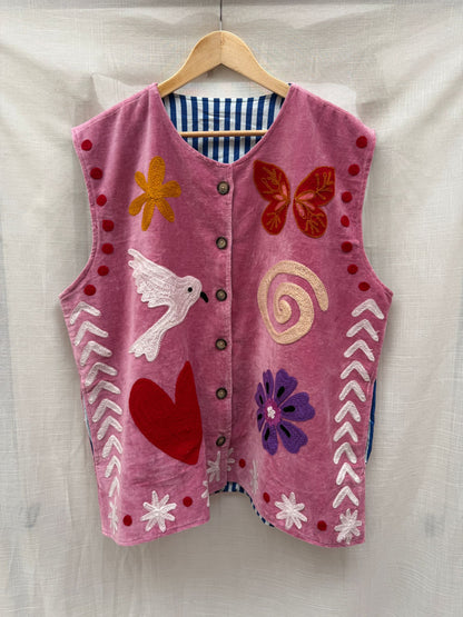 TOUT - Tamar Vest Velvet Pink