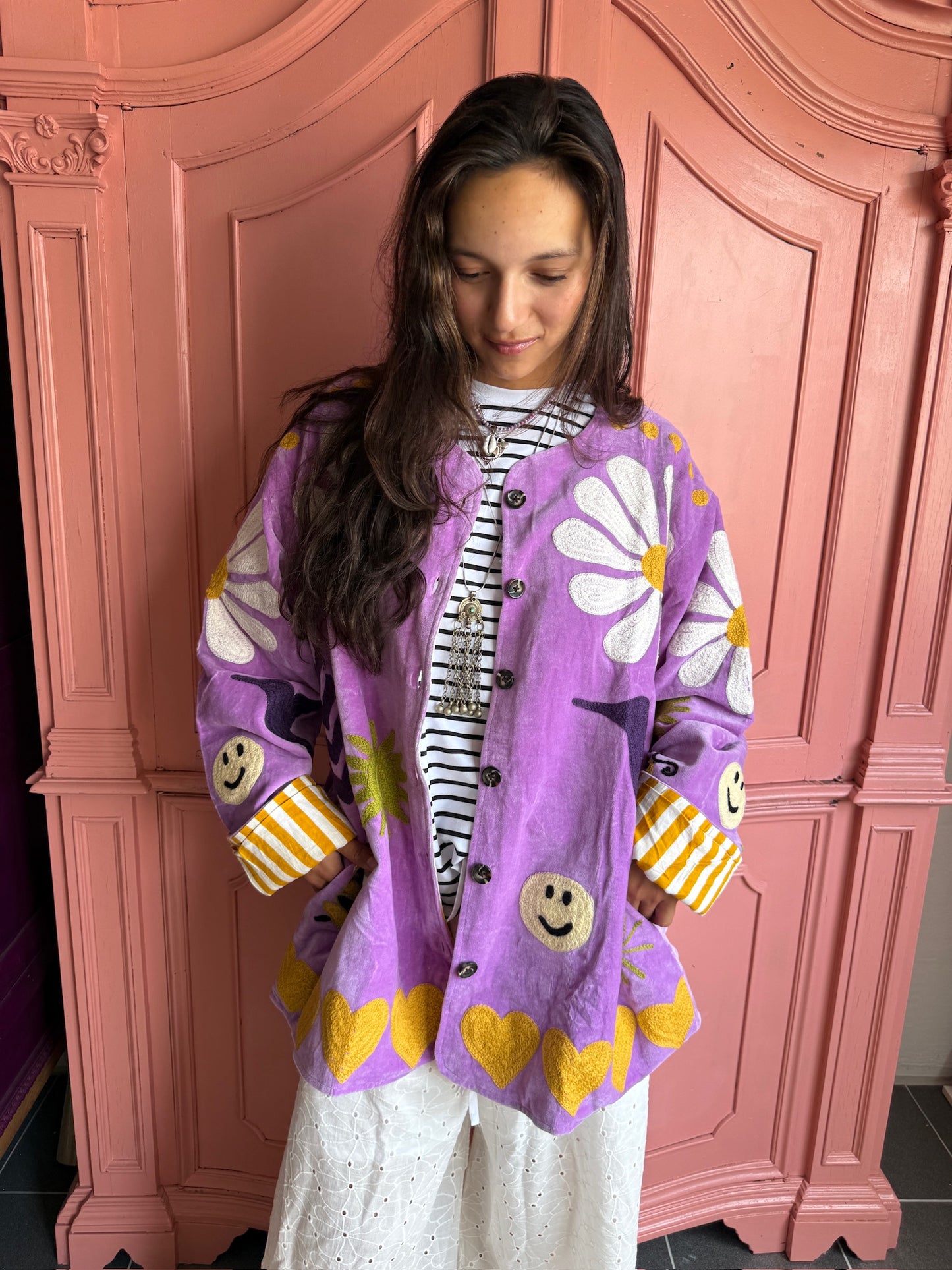TOUT - Daisy Jacket Velvet Lila