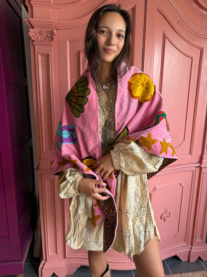TOUT - Jojo Velvet sjaal Pink