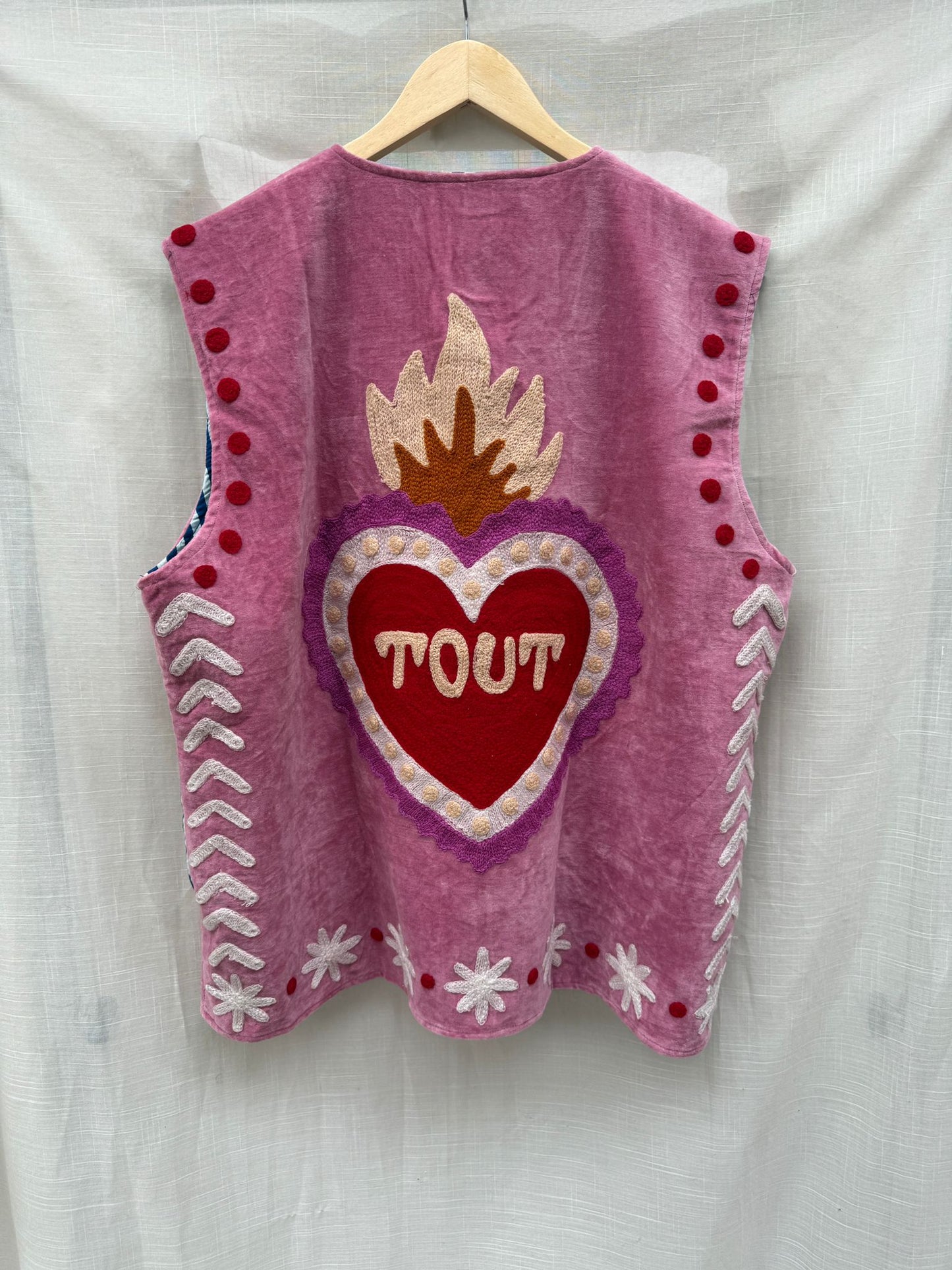 TOUT - Tamar Vest Velvet Pink