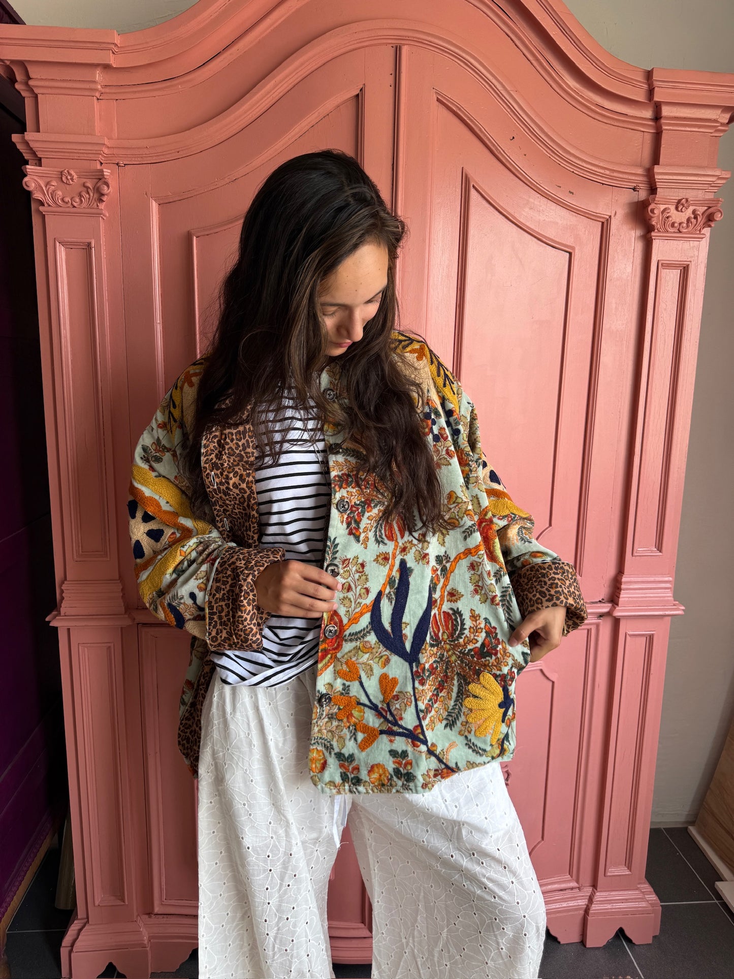 TOUT - Lily Velvet Jacket Flowers