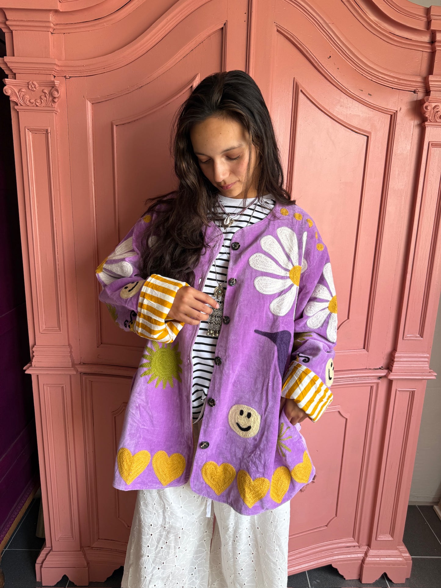 TOUT - Daisy Jacket Velvet Lila
