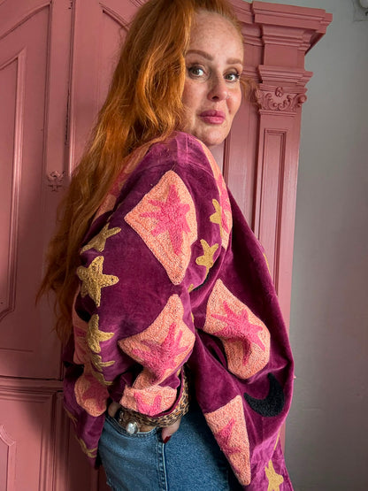 TOUT - Stars Jacket Plum