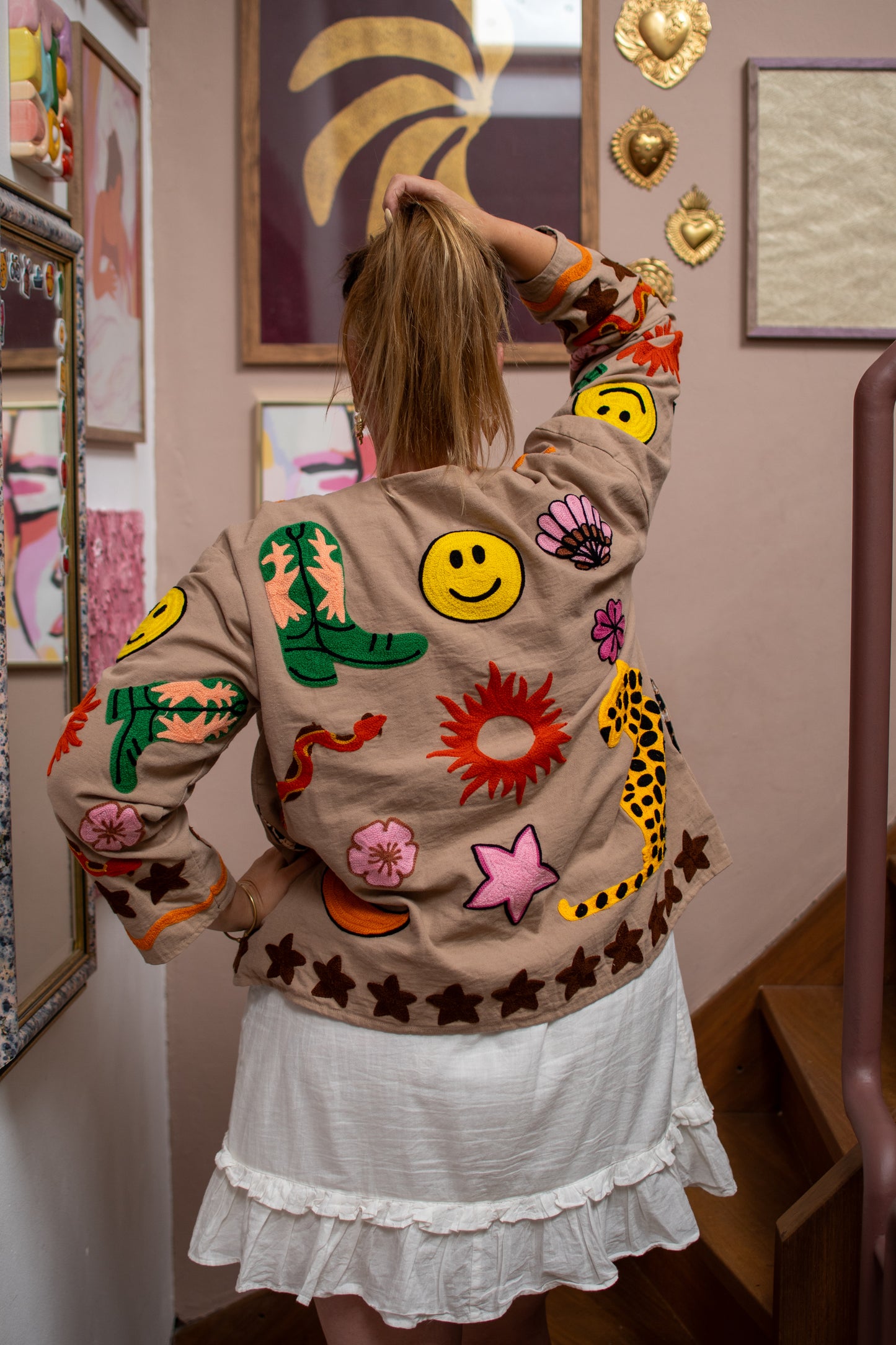 Cotton embroidery jacket Ella jacket