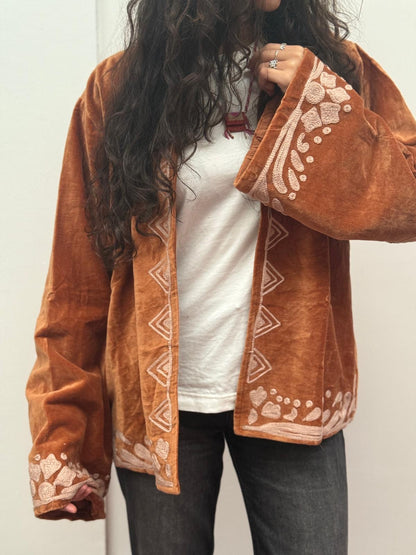 TOUT - Yasmine Jacket Velvet Brown