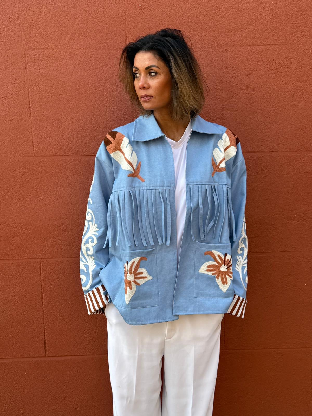 TOUT - Dolly Jacket Jeans Blue