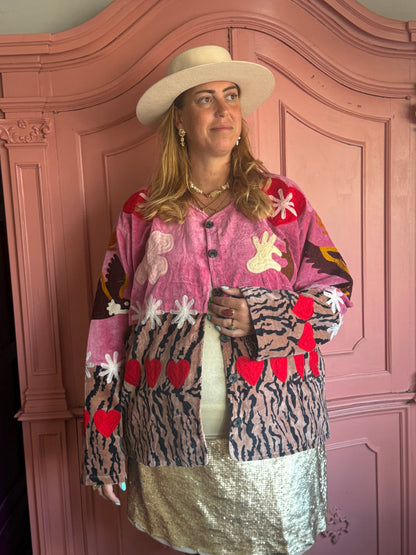 TOUT - Tiger pink heart Jacket