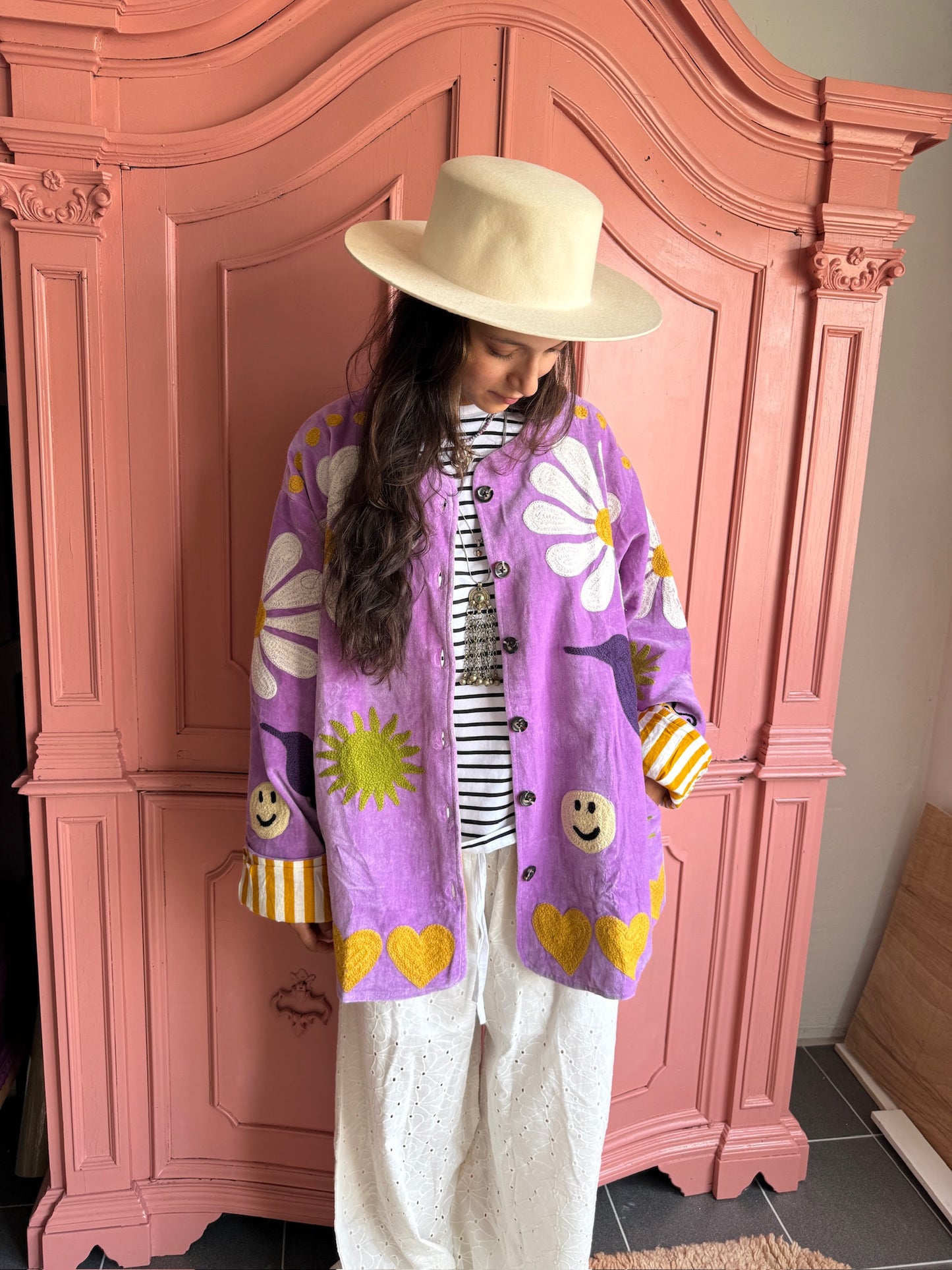 TOUT - Daisy Jacket Velvet Lila