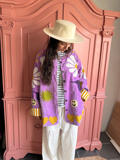 TOUT - Daisy Jacket Velvet Lila