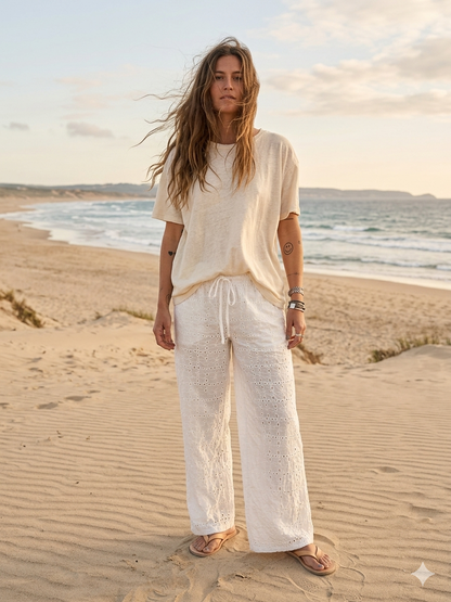 TOUT - Broidery pants Lela