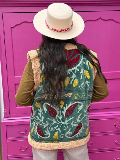 TOUT - Velvet gilet Teddy