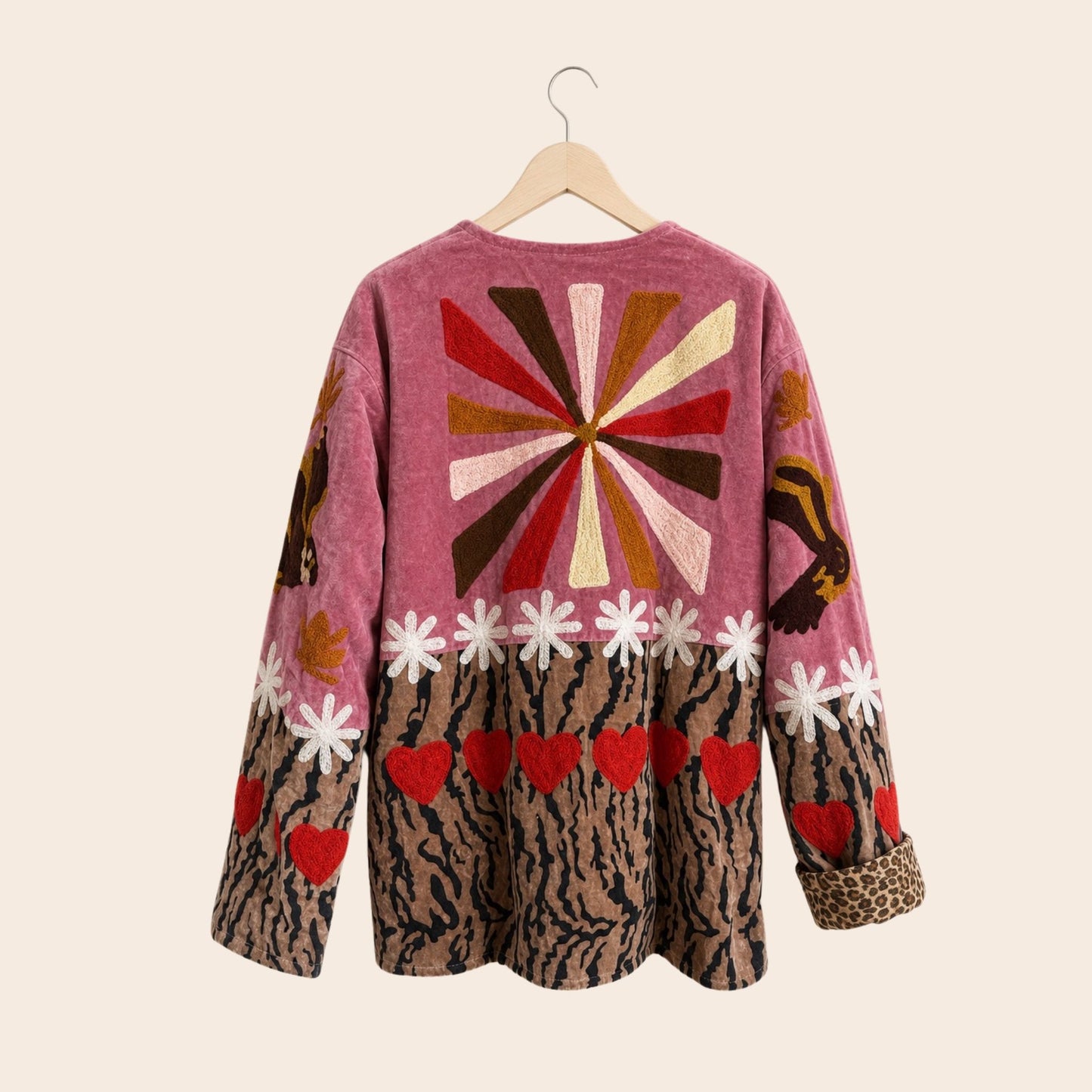 TOUT - Tiger pink heart Jacket