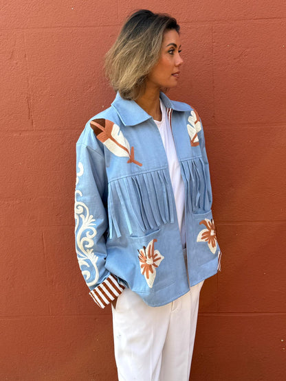 TOUT - Dolly Jacket Jeans Blue