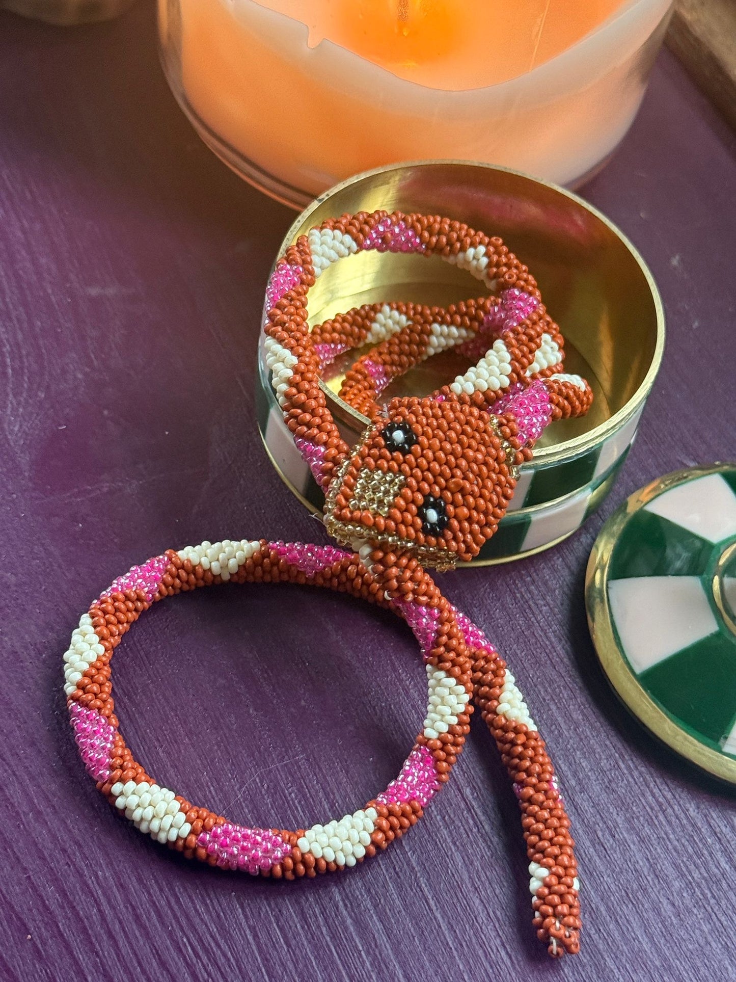 Ketting snake incl treasure box