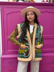 TOUT - Velvet gilet Teddy
