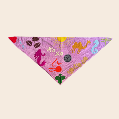 TOUT - Jojo Velvet sjaal Purple