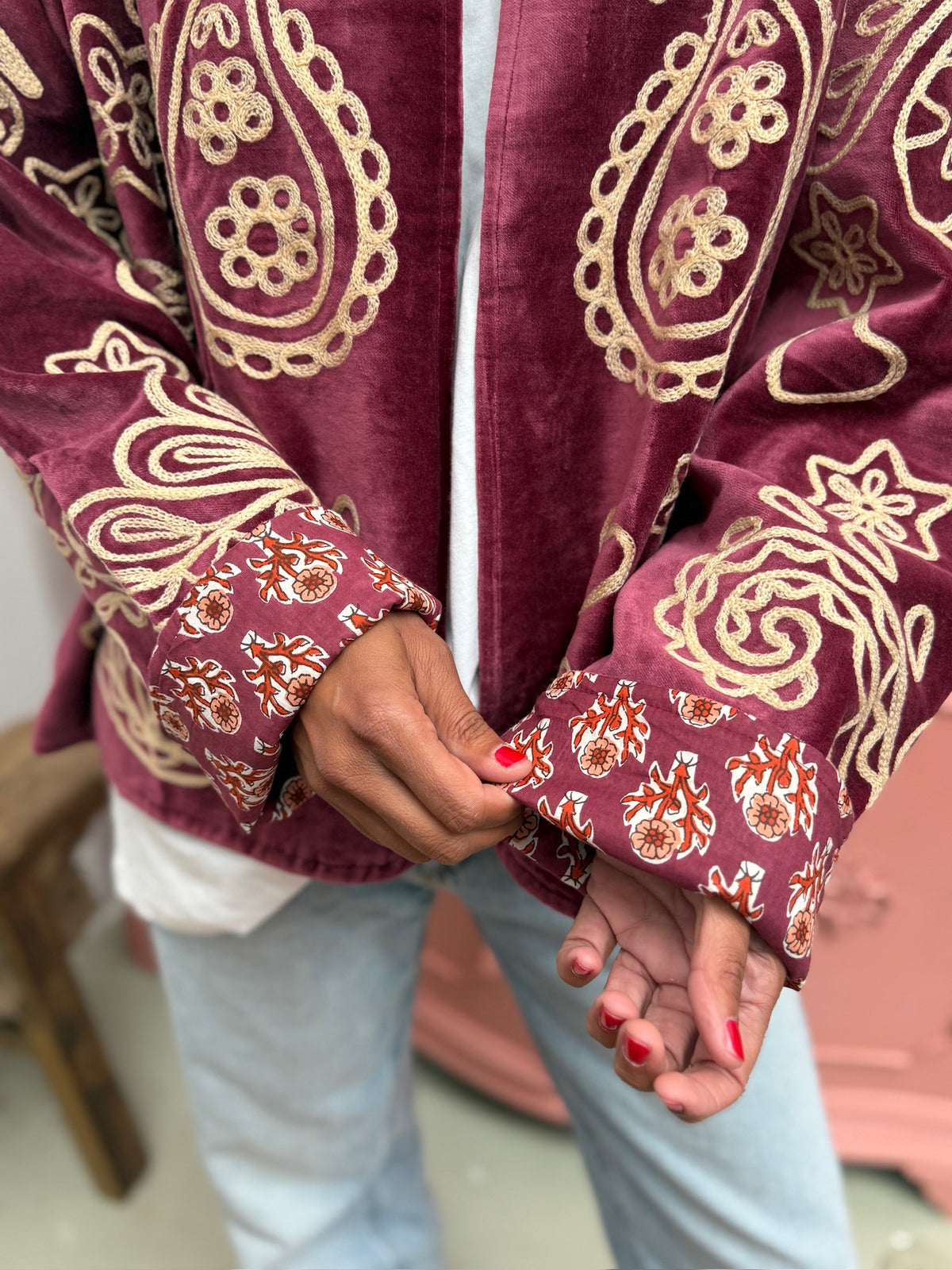 TOUT - African beauty Jacket Velvet
