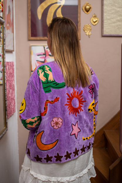 TOUT - Ella Jacket Velvet Purple