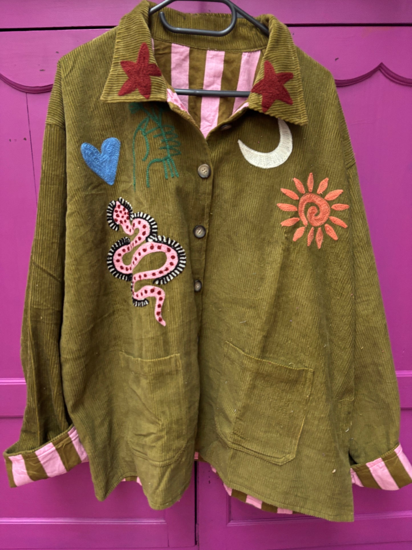 Corduroy Jacket groen