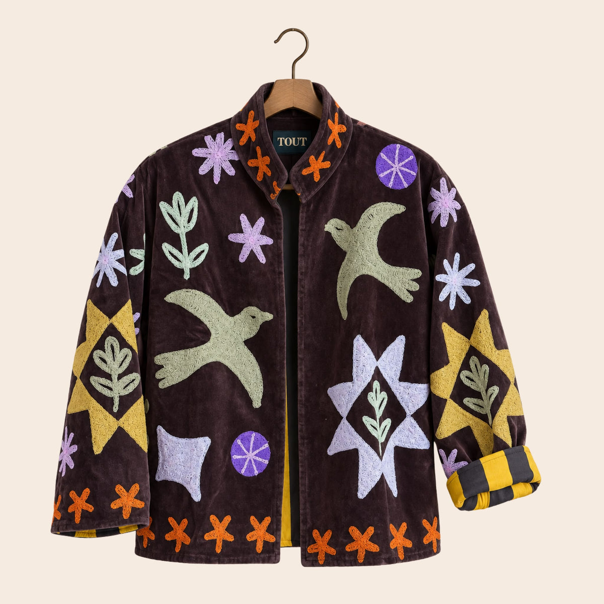 TOUT - Birds Jacket Velvet