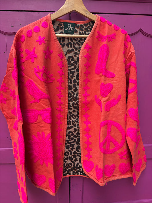 Cotton Jacket DREAM orange pink