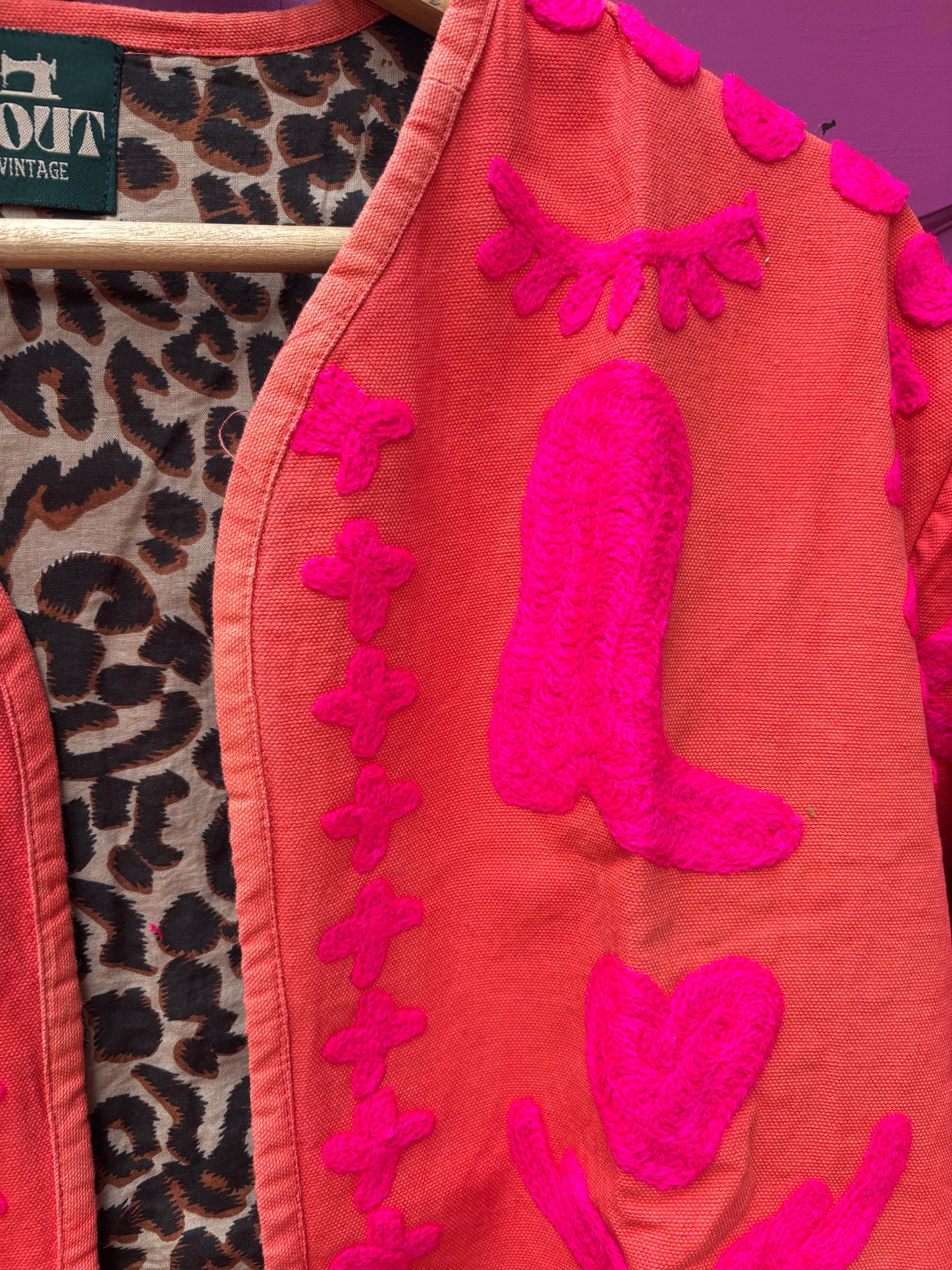 Cotton Jacket DREAM orange pink