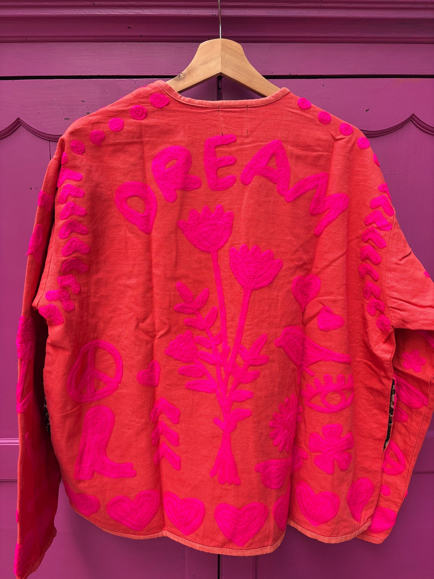 Cotton Jacket DREAM orange pink