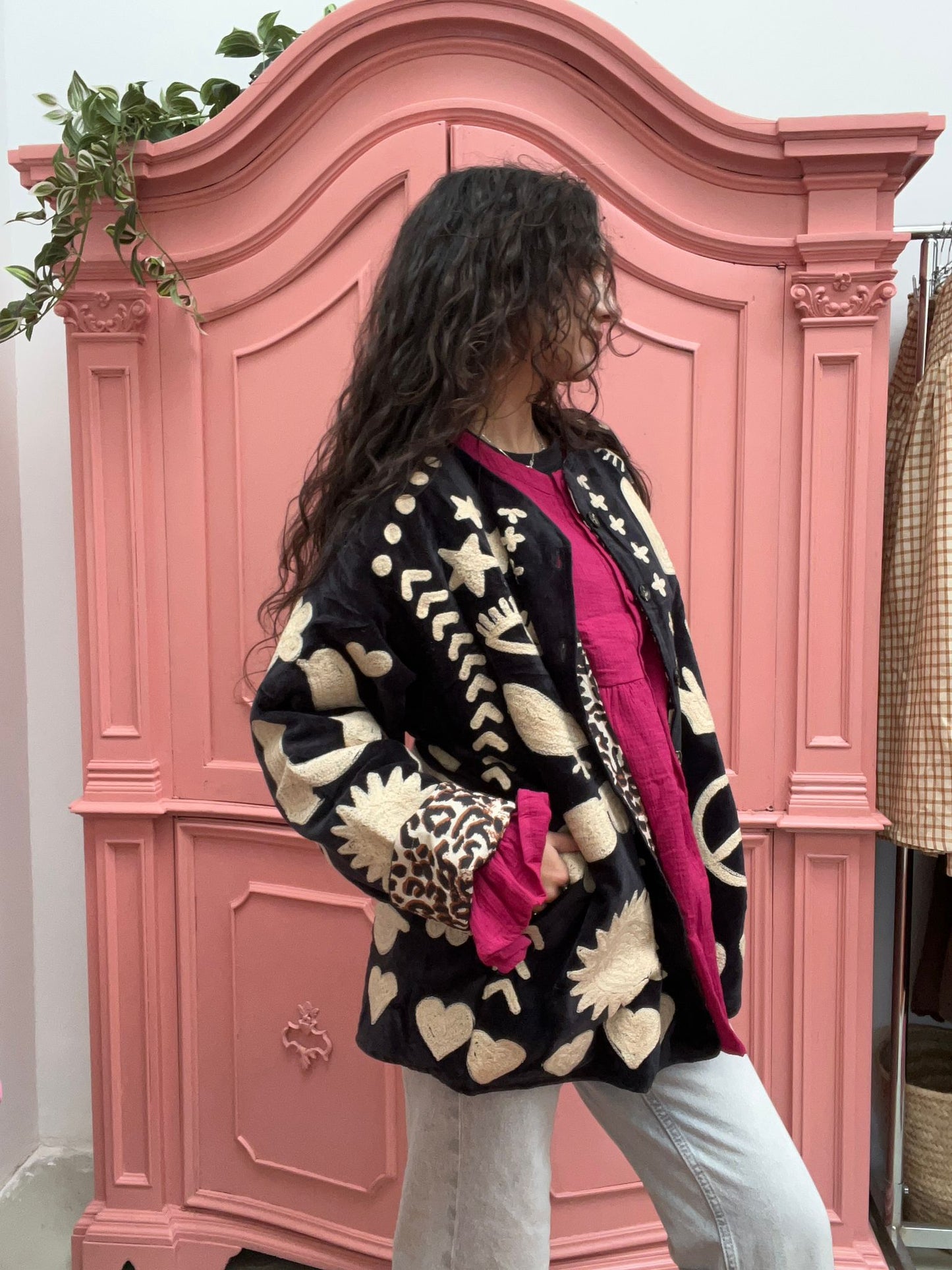 Velvet Jacket DREAM black