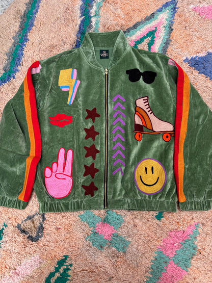 TOUT - Lola Bomber Velvet UNISEX