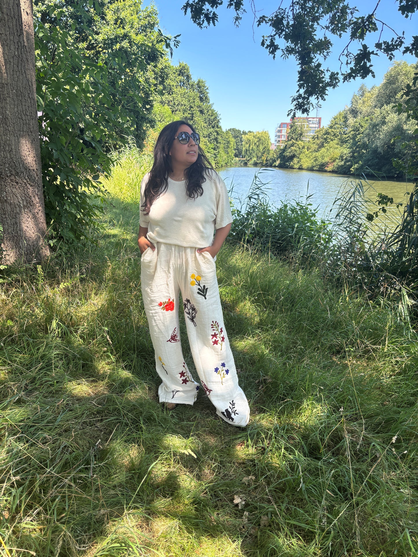 TOUT - Embroidery pants