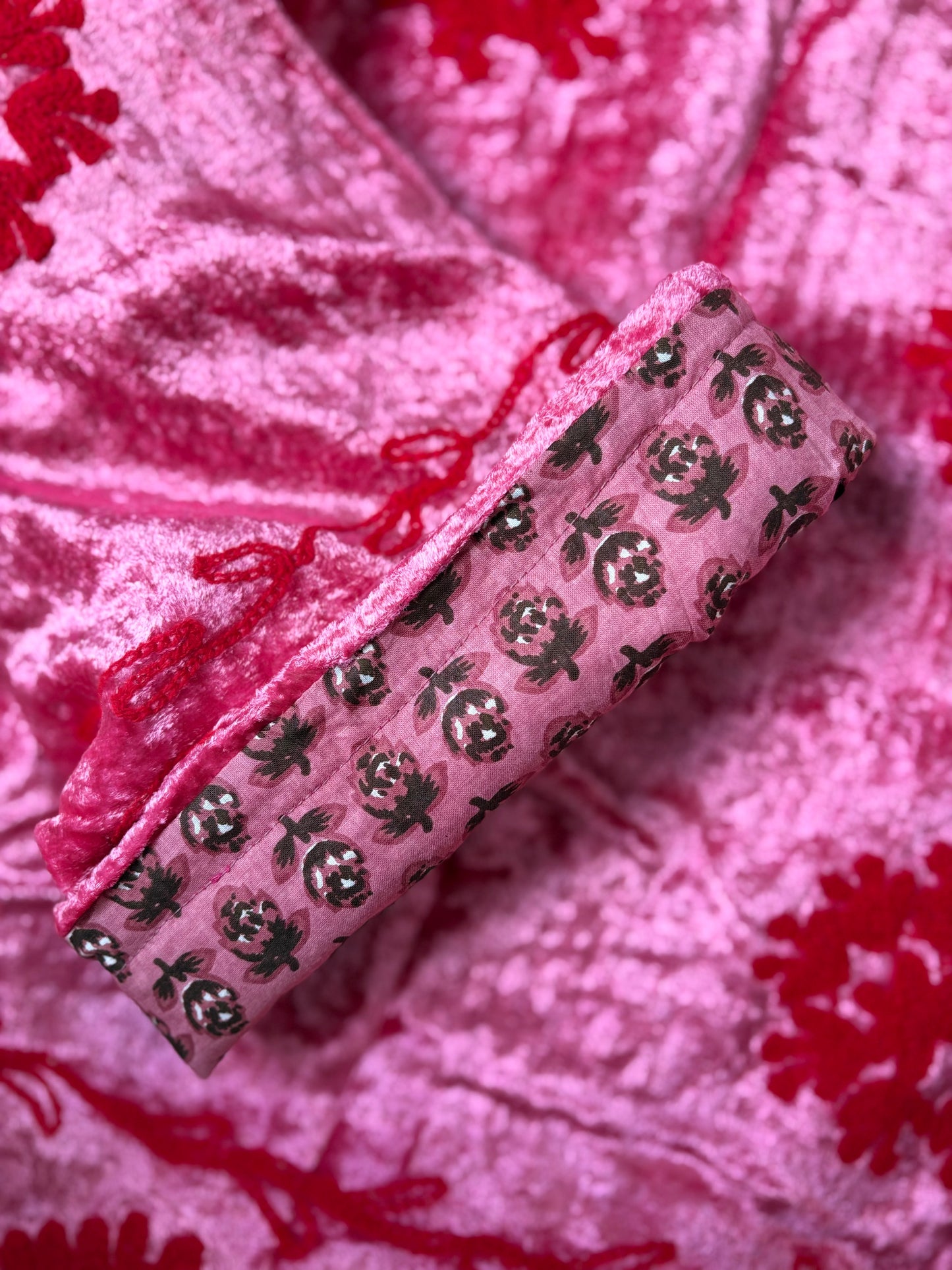 TOUT - Yasmine Silk Velvet Pink