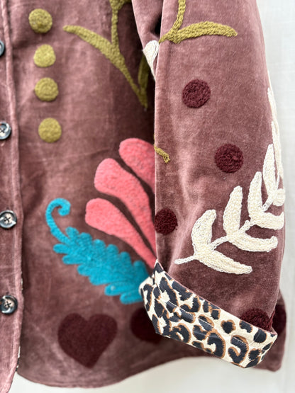 TOUT - Love Jacket Velvet Mauve