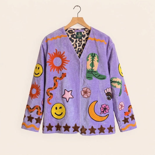 TOUT - Ella Jacket Velvet Purple